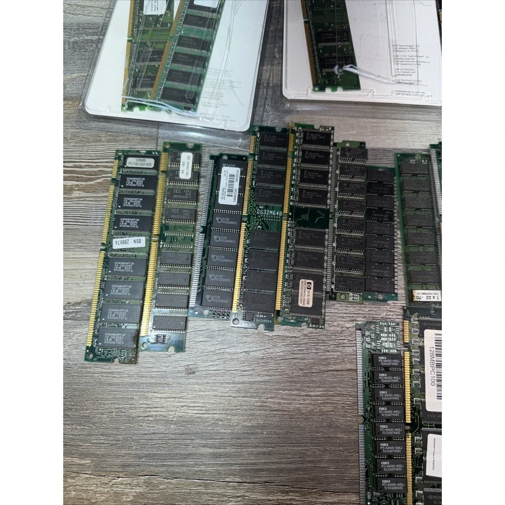 Bulk RAM Desktop Laptop Memory Mixed Brands Lot Of 53 / Untested